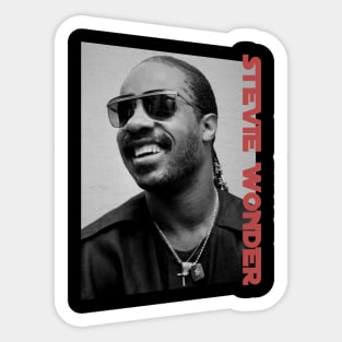 stevie wonder classic Sticker